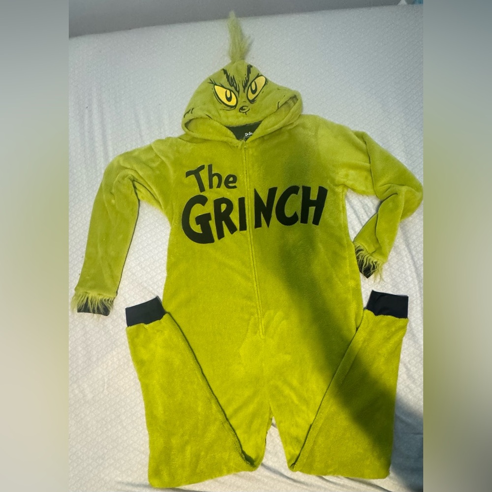 The Grinch Ugly Christmas Pajama Onesie